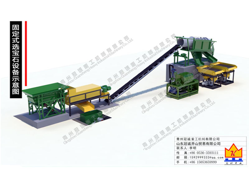 固定式離心&跳汰機(jī)寶石選礦設(shè)備